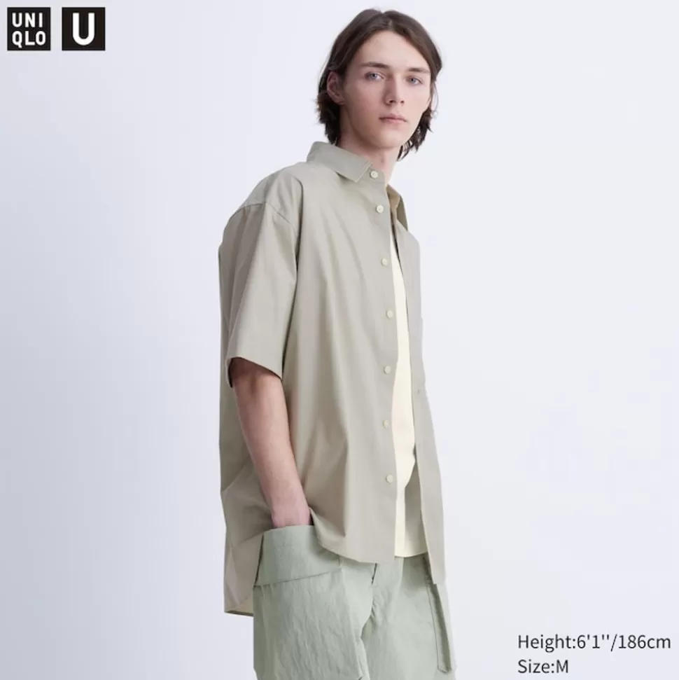 UNIQLO Hemden*Oversized Halbarm Hemd