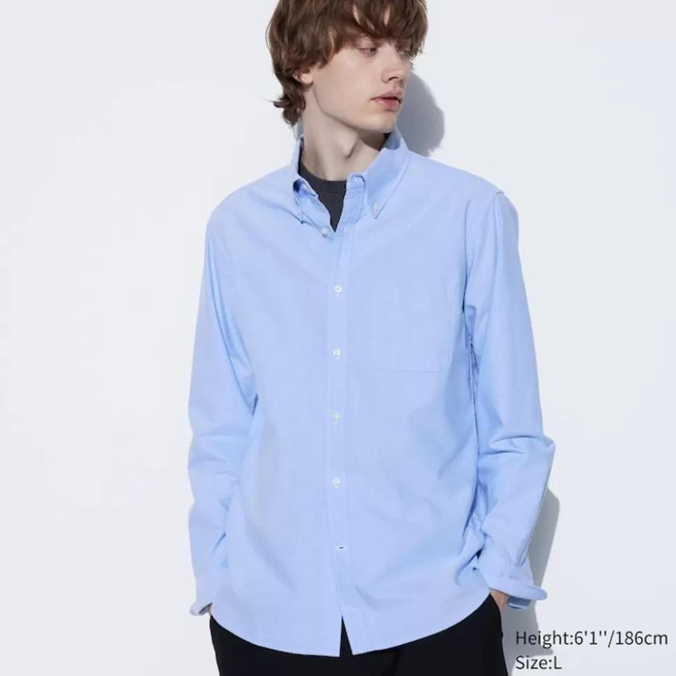 UNIQLO Hemden*Oxford Langarm Hemd (Slim Fit)