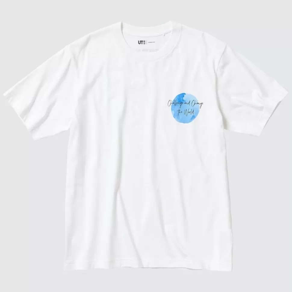UNIQLO T-Shirts & Oberteile*Peace For All Bedrucktes T-Shirt (Gordon Reid) Weis