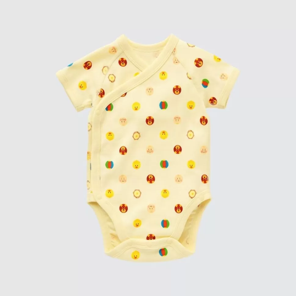 UNIQLO Strampler & Bodys*Picture Book Collection Ut Bedruckter Kurzarm Body Gelb