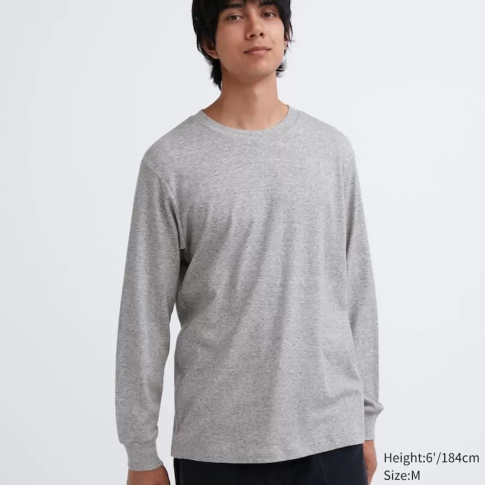 UNIQLO T-Shirts & Oberteile*Sanftes Geburstetes Langarmshirt