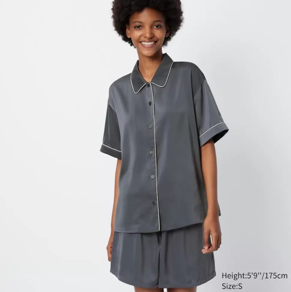 UNIQLO Loungewear & Pyjamas*Satin Kurzarm Pyjama