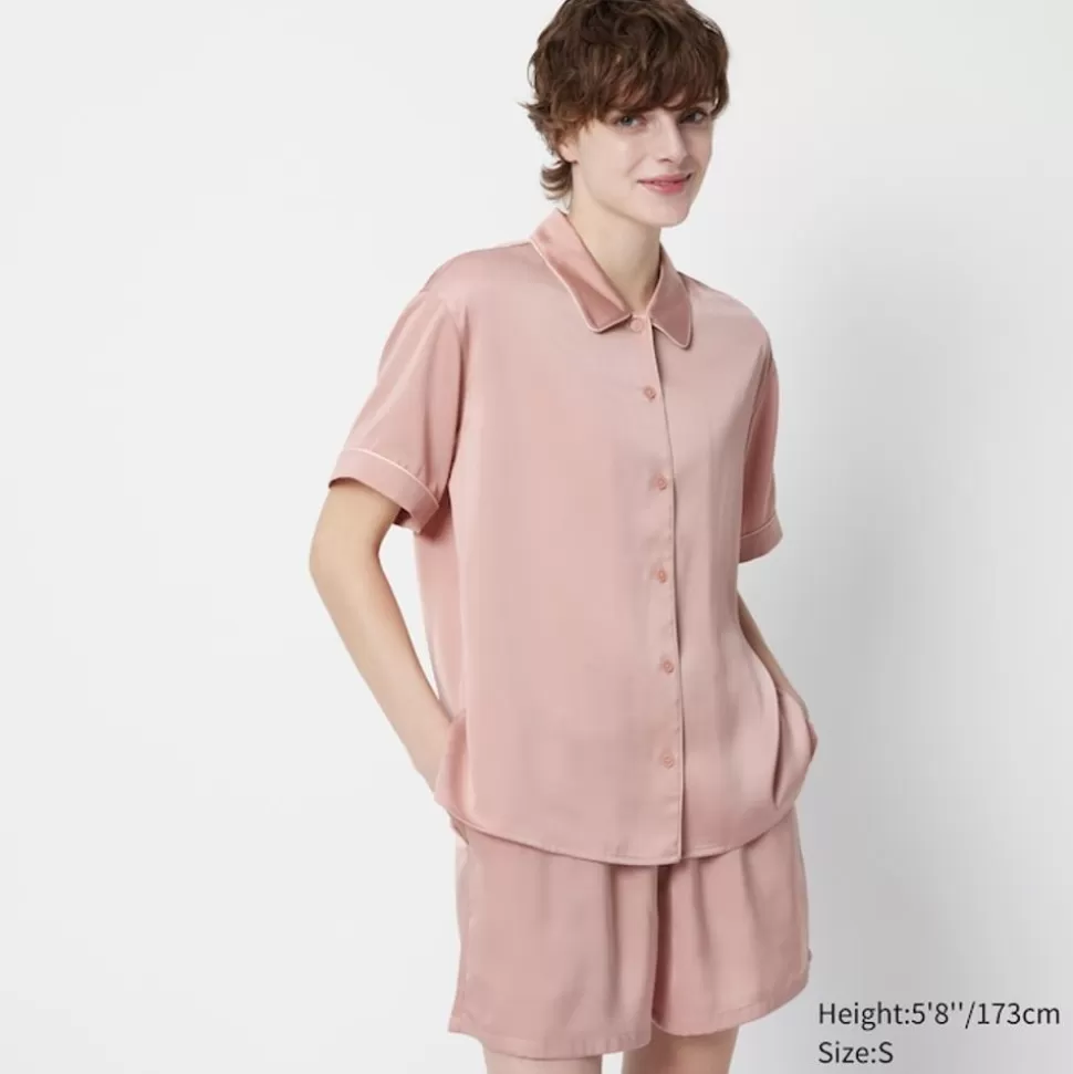 UNIQLO Loungewear & Pyjamas*Satin Kurzarm Pyjama