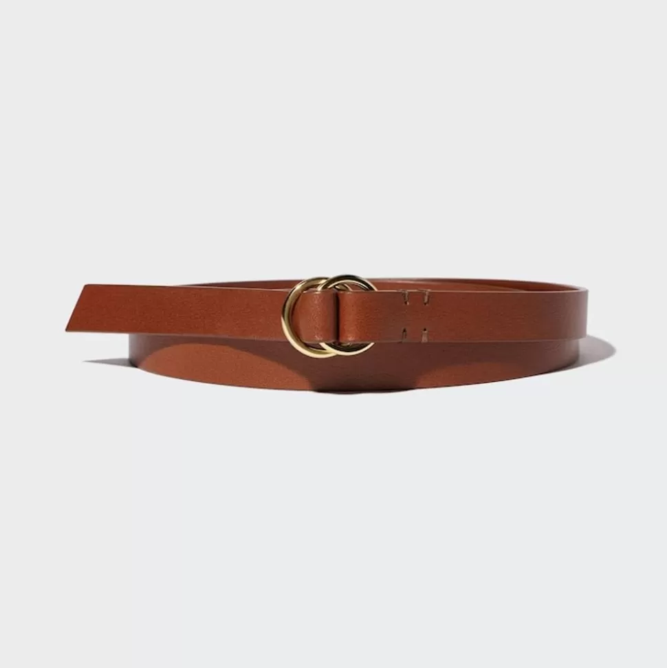 UNIQLO Accessoires & Taschen*Schmaler Ledergurtel Mit Doppelringschnalle