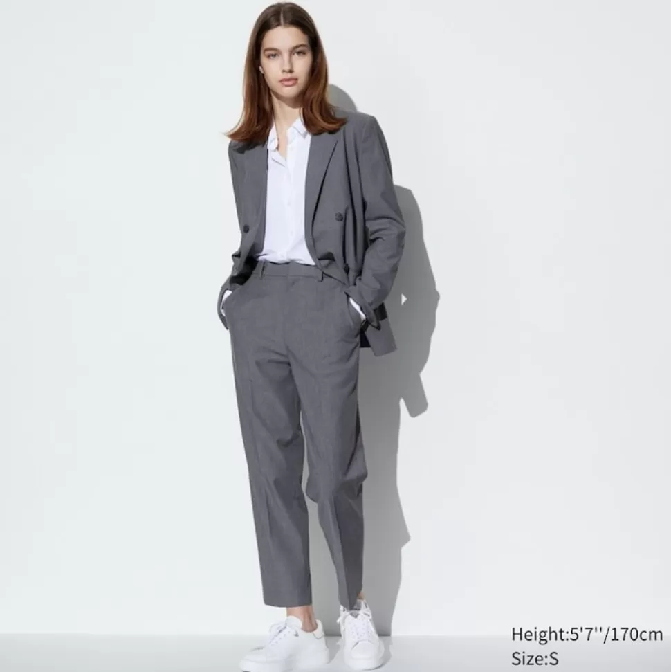 UNIQLO Hosen, Leggings & Jogginghosen*Smart Stoffhose In 7/8-Lange