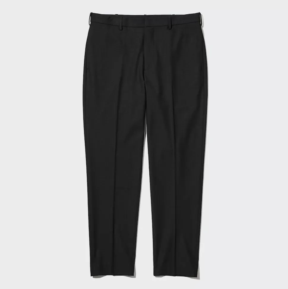 UNIQLO Hosen, Chinos & Jogginghosen*Smart Stoffhose In 7/8-Lange Und Wolloptik (Lang)