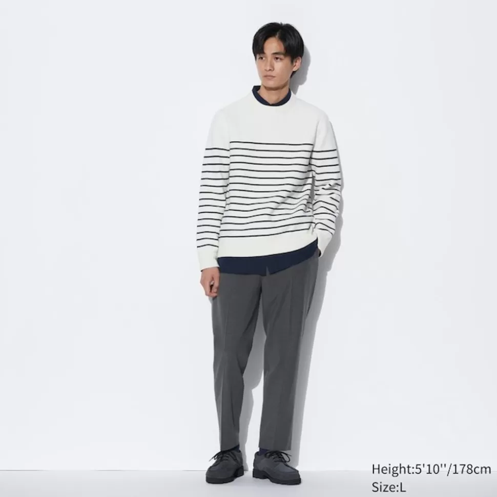 UNIQLO Hosen, Chinos & Jogginghosen*Smart Stoffhose In 7/8-Lange (Wolloptik)
