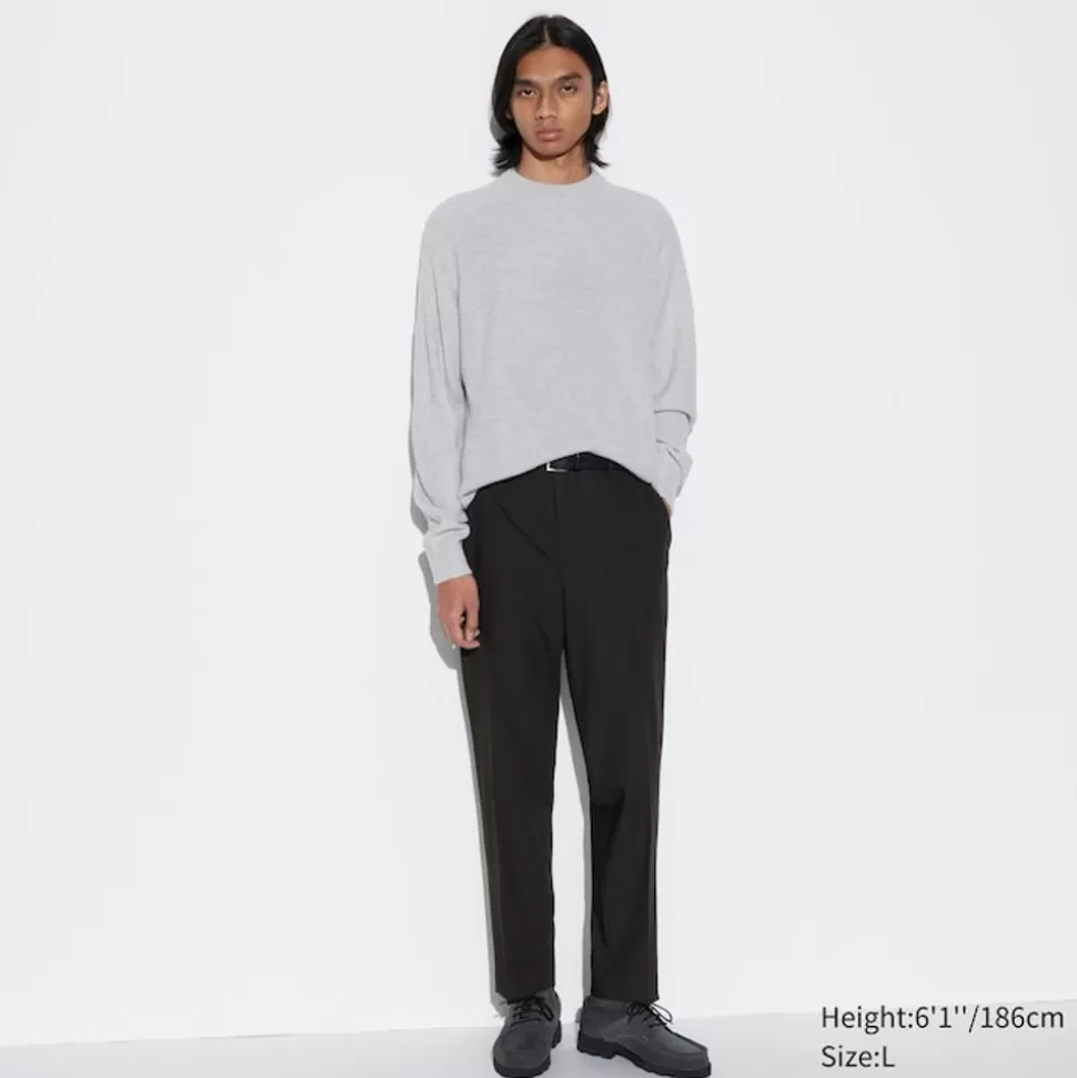 UNIQLO Hosen, Chinos & Jogginghosen*Smart Stoffhose In 7/8-Lange (Wolloptik, Lang)