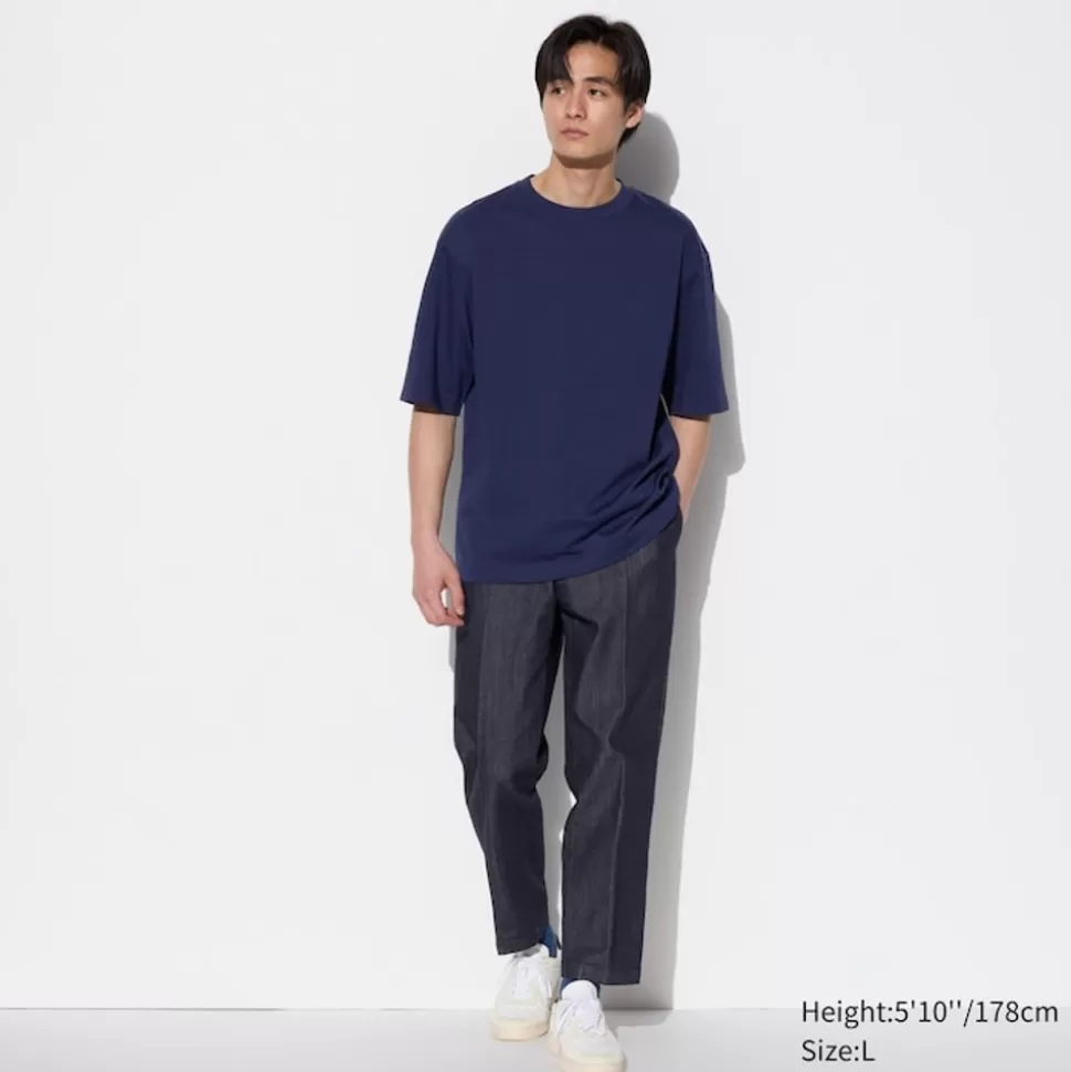 UNIQLO Hosen, Chinos & Jogginghosen*Smart Tech Denim Hose In 7/8-Lange