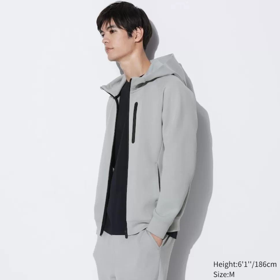 UNIQLO Sweatshirts, Hoodies & Jogginghosen*Stretch Dry Sweatjacke Mit Kapuze