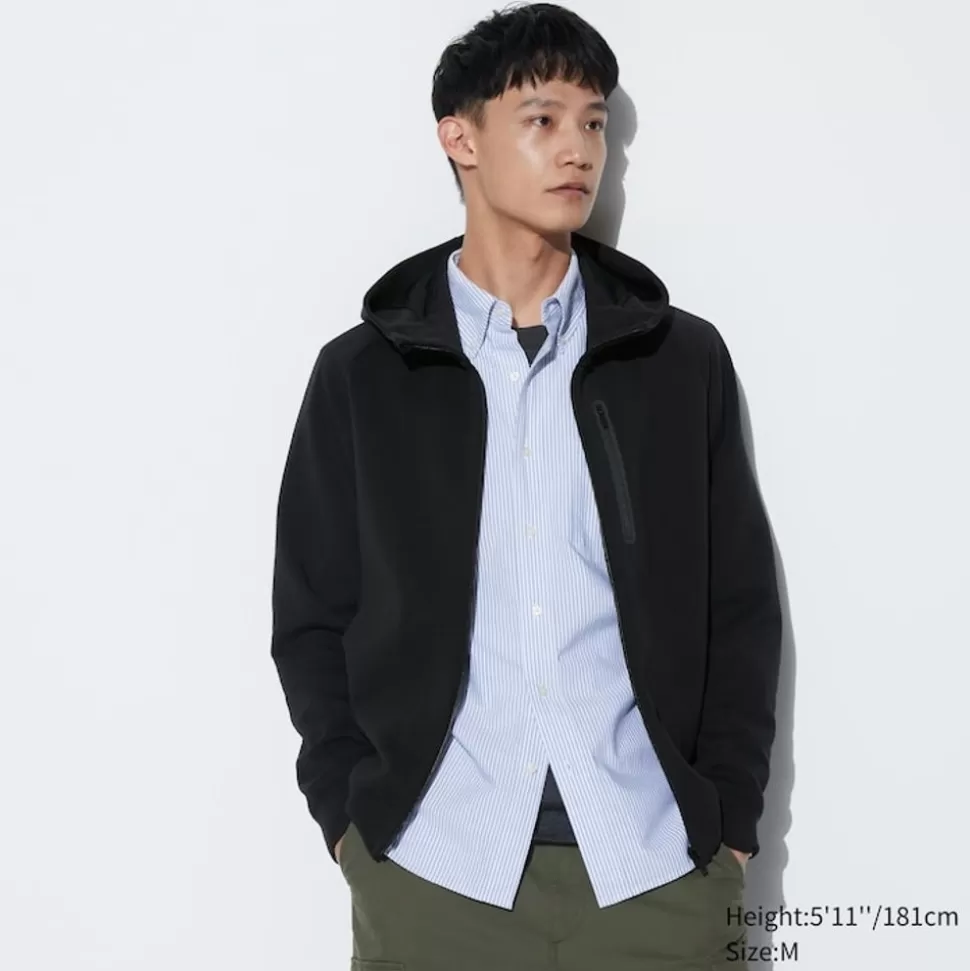 UNIQLO Sweatshirts, Hoodies & Jogginghosen*Stretch Dry Sweatjacke Mit Kapuze