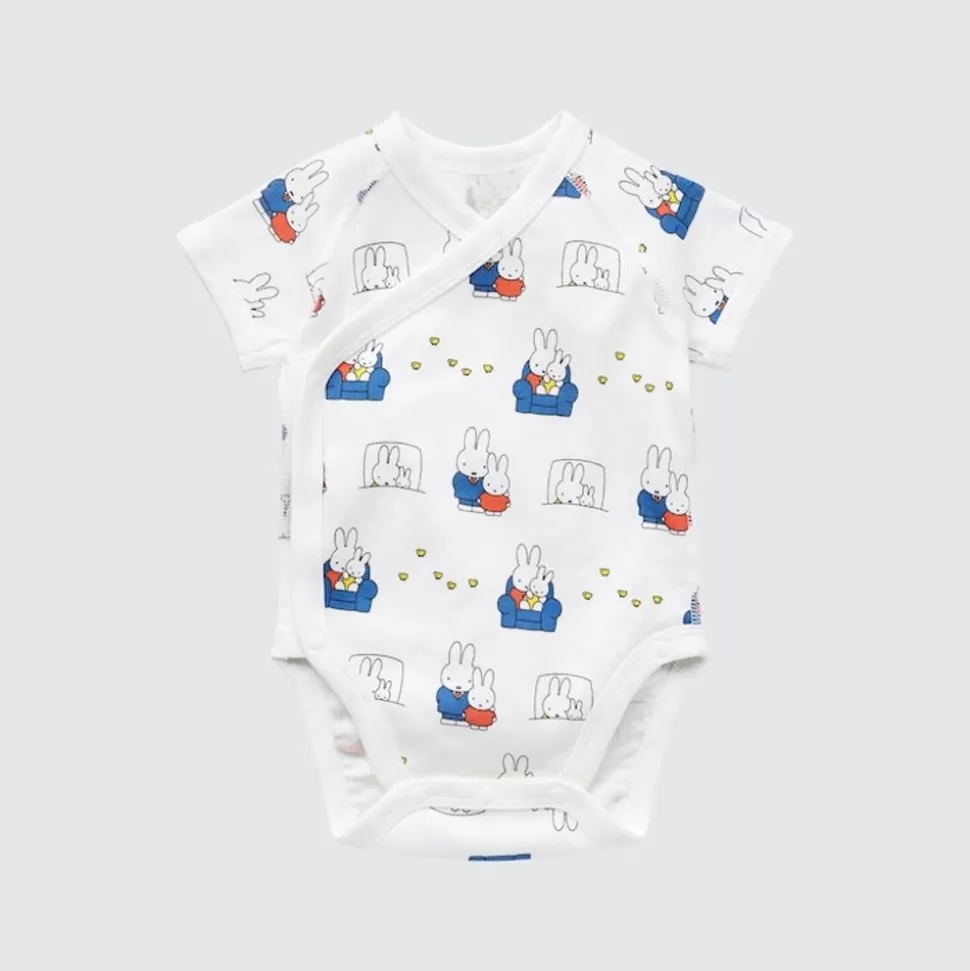 UNIQLO Strampler & Bodys*The Picture Book Collection Ut Bedruckter Kurzarm Body Weis