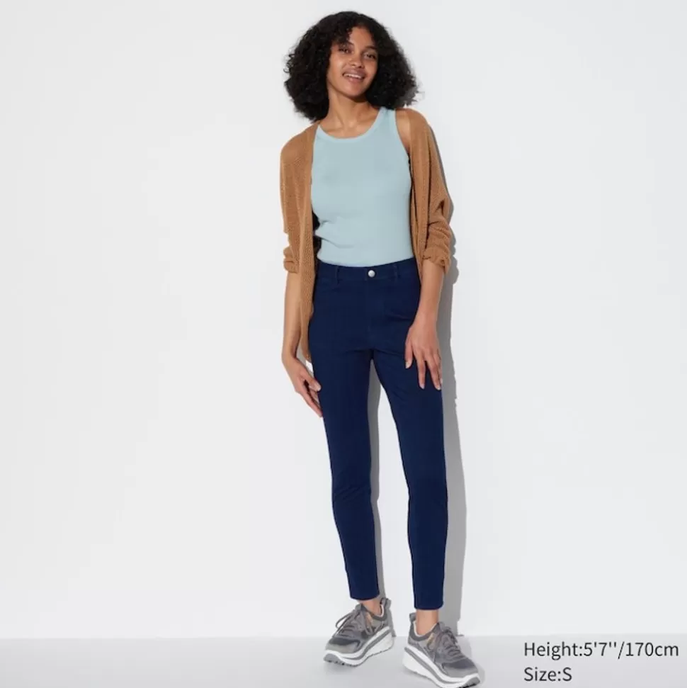 UNIQLO Hosen, Leggings & Jogginghosen*Ultra Stretch Denim Leggings Blau