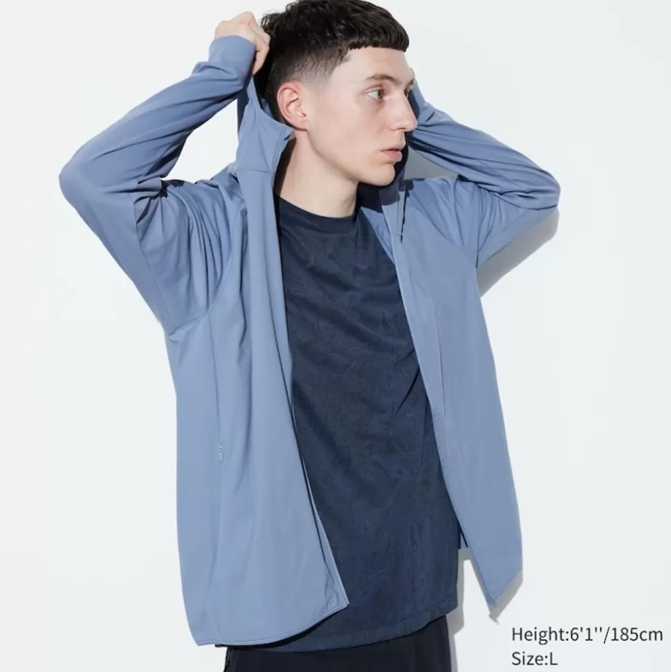 UNIQLO Sweatshirts, Hoodies & Jogginghosen*Ultra Stretch Dry-Ex Sweatjacke Mit Kapuze