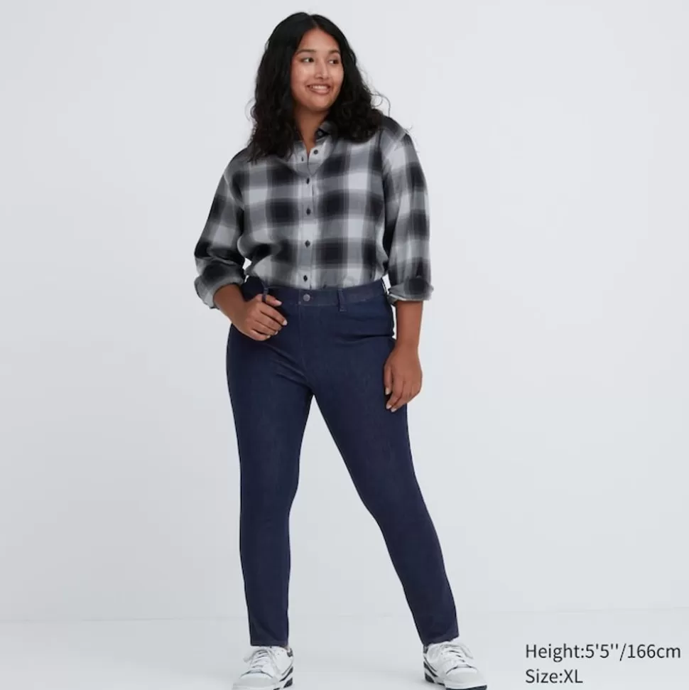 UNIQLO Hosen, Leggings & Jogginghosen*Ultra Stretch Jeans Leggings Dunkelblau
